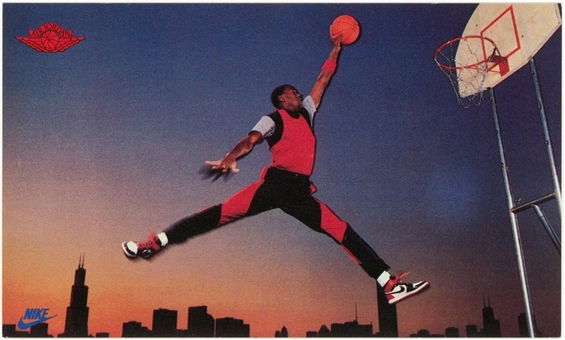 1985 Nike Promo Michael Jordan Rookie Card